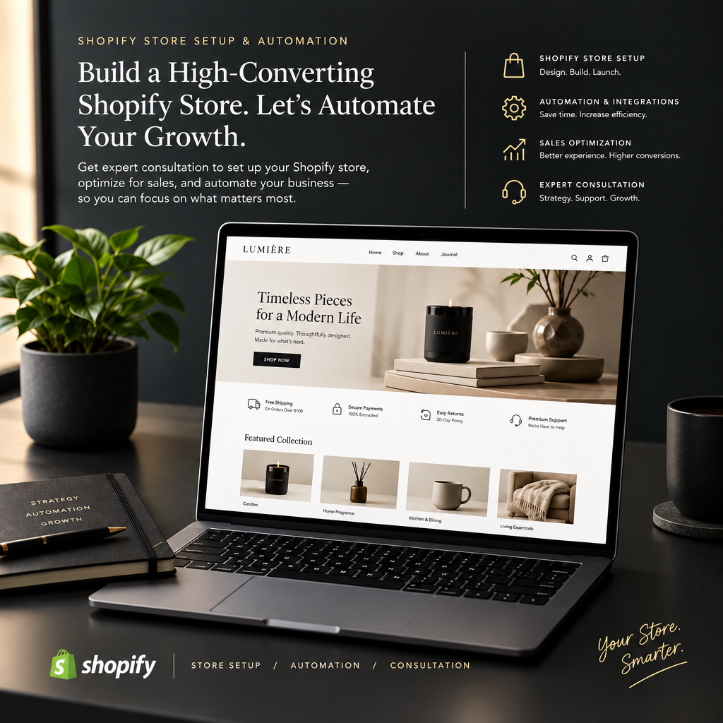 Store Setup & Automation Consultation