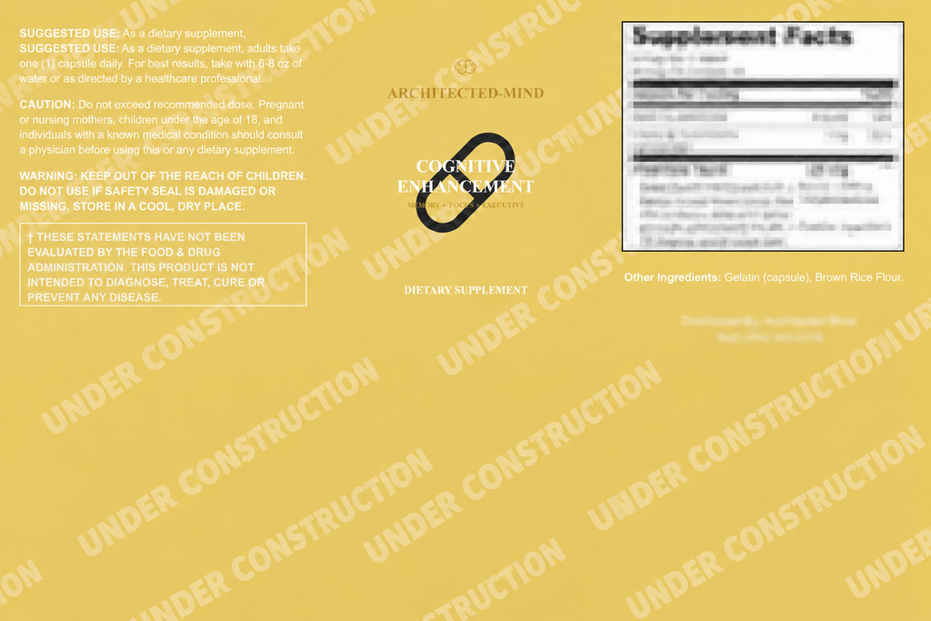 COGNITIVE ENHANCEMENT label — address blurred, Under Construction watermark
